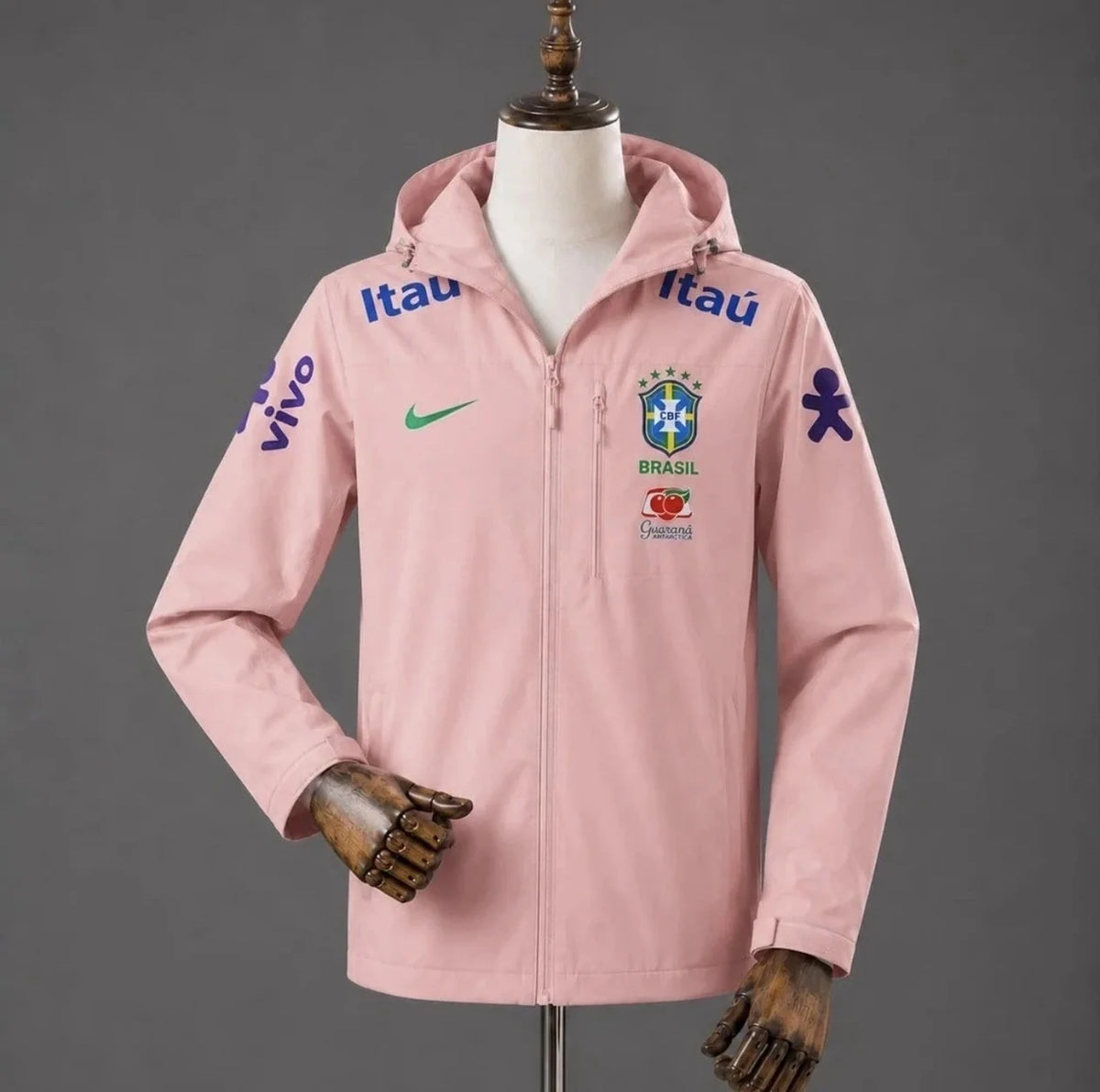 Veste Brésil Coupe-Vent Rose 2026