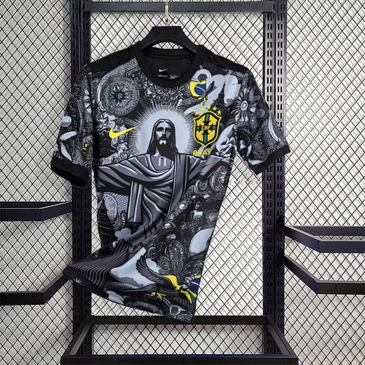 Brésil Maillot Concept 2025 Christ Noir
