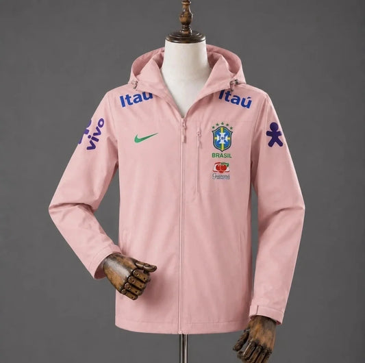 Veste Brésil Coupe-Vent Rose 2026